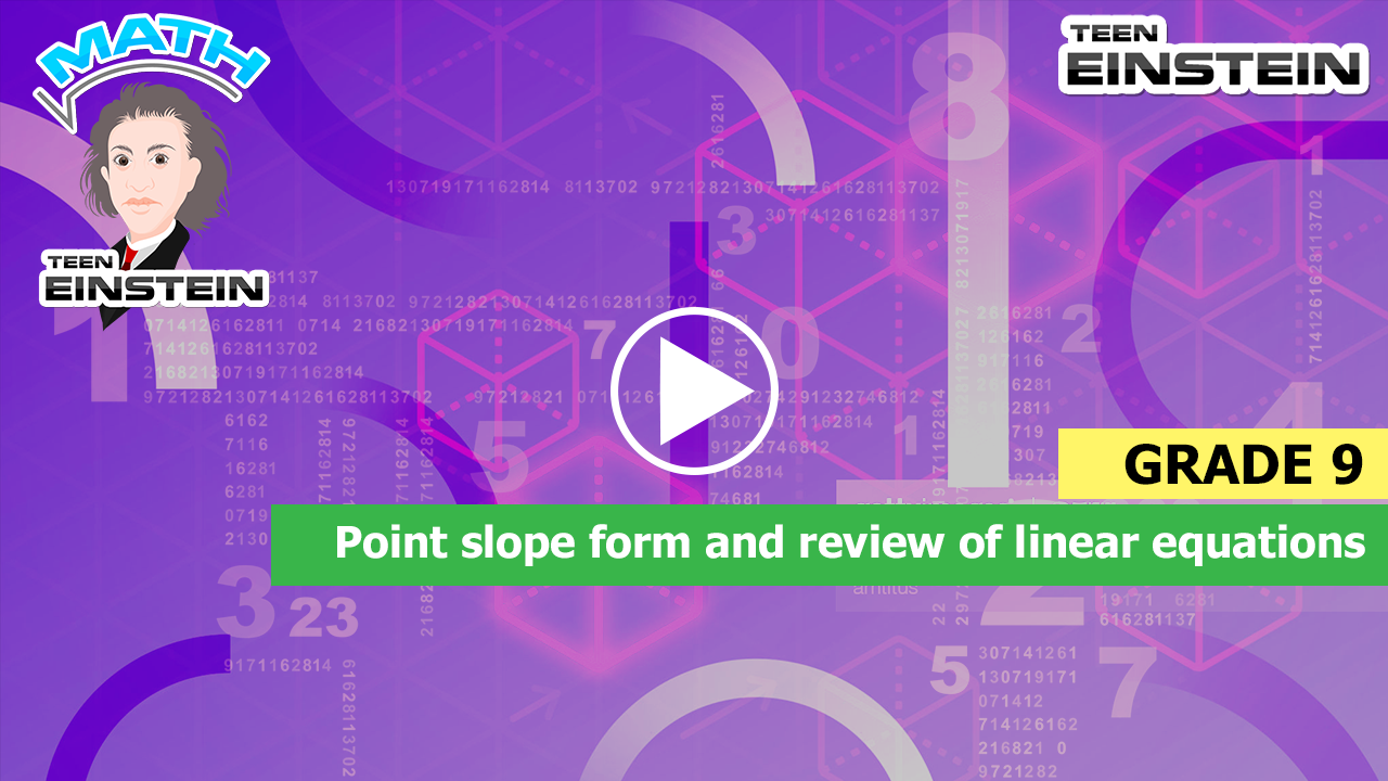 Point slope form and review of linear equations Interpreting Functions Point slope form and review of linear equations